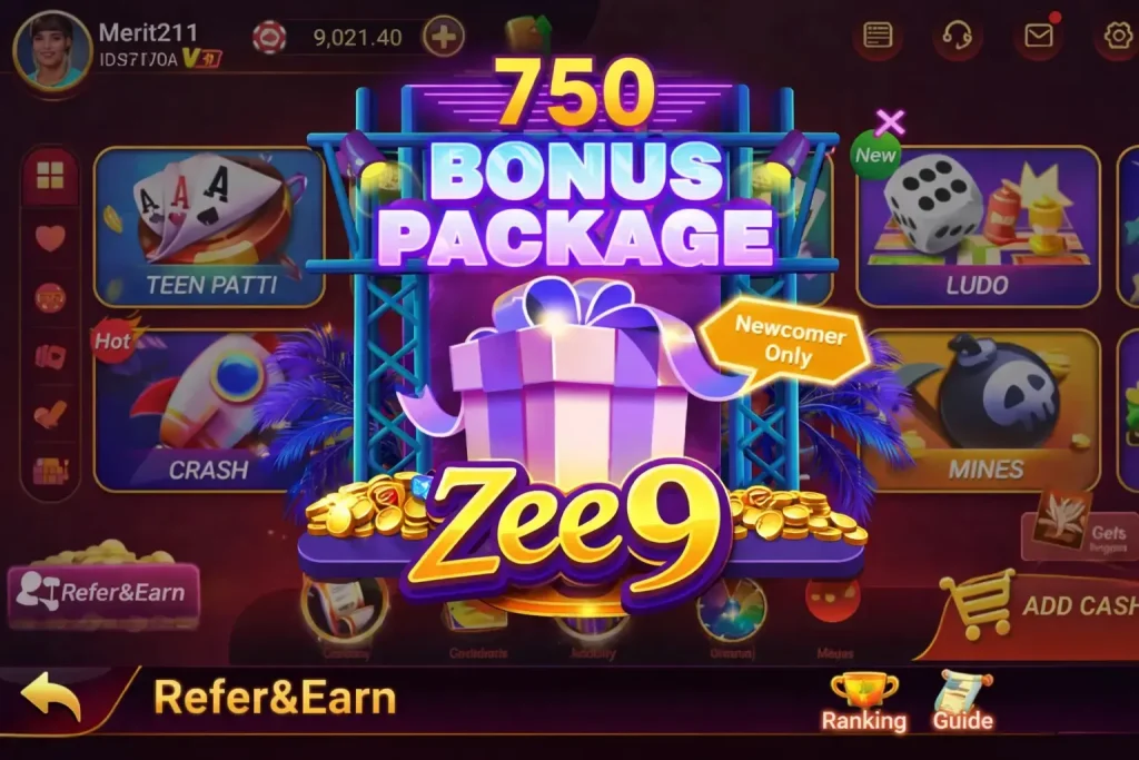 Zee9 Game Bonus